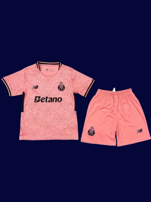 Porto Away Kids kits 25/26 front lightweight breathable junior football shirt