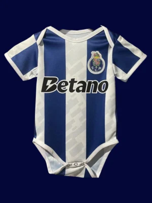 Porto Home Babysuit kits 25/26 front lightweight breathable infant football outfit