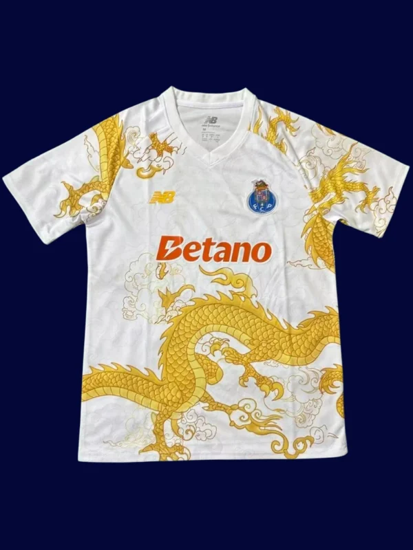 Porto Yellow Dragon Special Version Jersey 25/26 Fans Version front high‑quality breathable football top