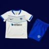 Portsmouth Away Kids Kits 25/26 front with away palette and mini crest.