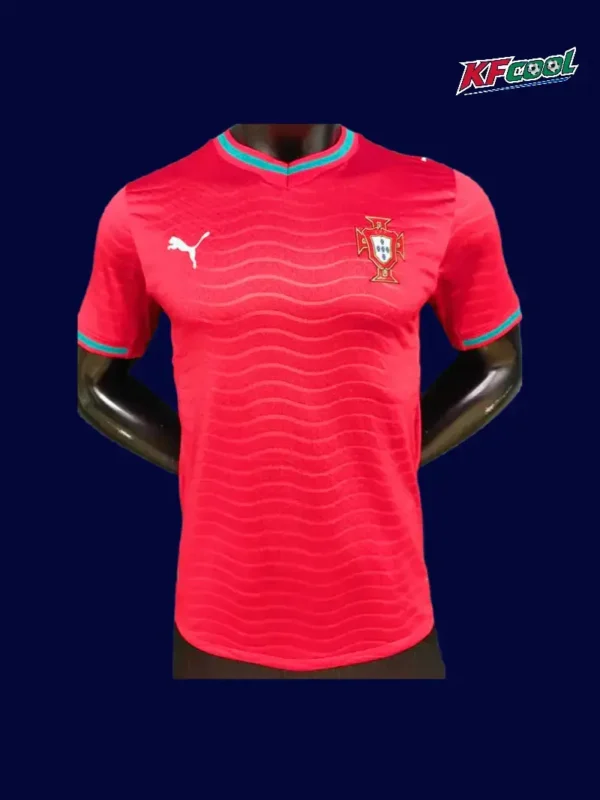 Portugal 26/27 home player version front — pro fit, red design
