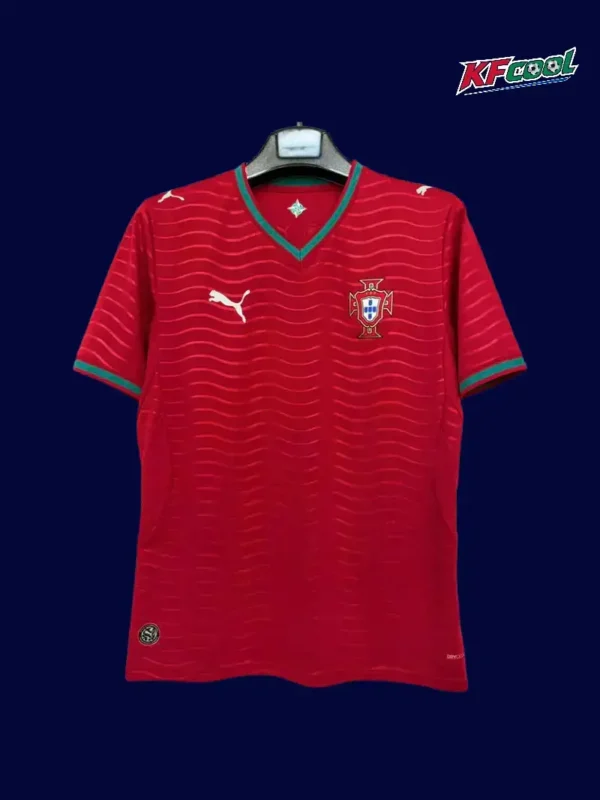 Portugal Home Red Women Jersey 2627 Fans Version1 - KFCool – Football Jerseys & Soccer Kits Store Portugal home red women’s jersey 26/27 fans front, tailored fit