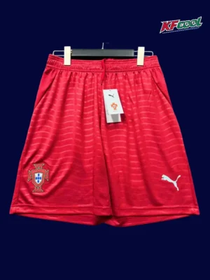 Portugal home red shorts 26/27 fans front with elastic waist