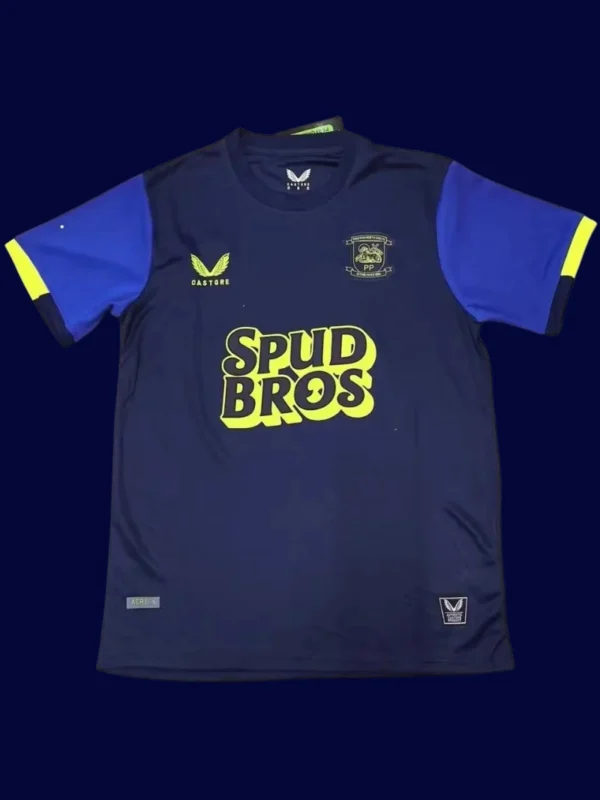 Preston North End Away Jersey 25/26 Fans Version front with away colors and badge.