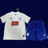 Preston North End Home Kids Kits 25/26 front with mini crest and youth fit.