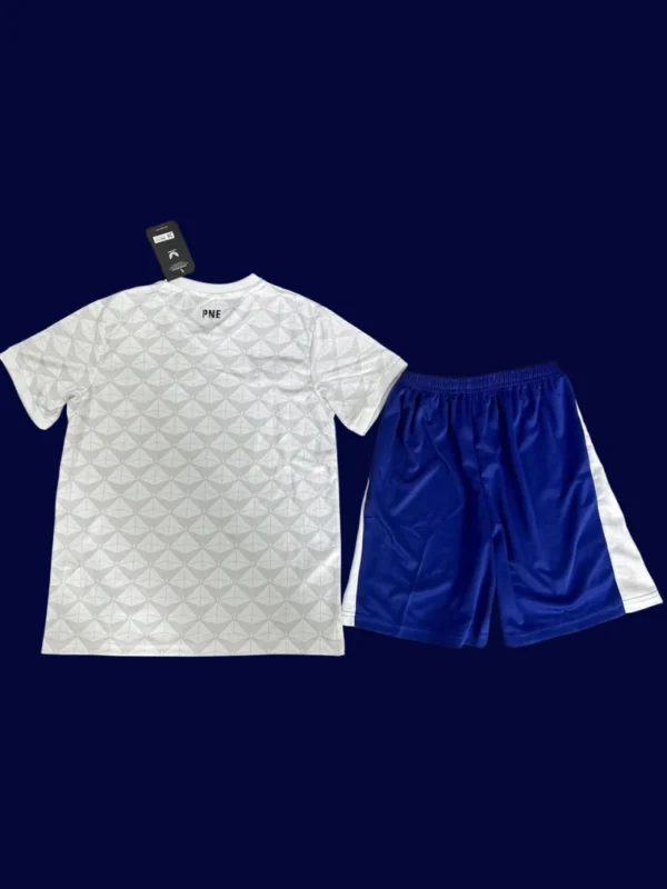 Preston North End Home Kids Kits 25/26 back with printed number panel.