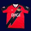 Rayo Vallecano Away Jersey 25/26 Fans Version front with alternate colors and badge.