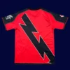 Rayo Vallecano Away Jersey 25/26 Fans Version back with number area and stitching.