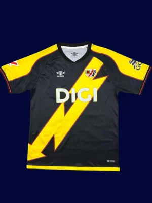 Rayo Vallecano Third Jersey 25/26 Fans Version front showing third kit styling and crest.