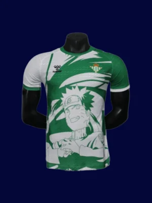 Real Betis Anime Naruto Special Edition 25/26 Player front with themed design and crest.