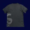 back view of black dragon modern jersey (24/25) showing patterned back and number-ready panel.