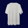 back view of white home retro football jersey (15/16) showing simple back panel and number-ready area.