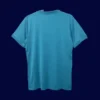 back view of green third retro football jersey (17/18) showing smooth back panel and number area.