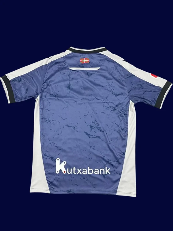 Real Sociedad Away Jersey 25/26 Fans Version back with printed number panel.