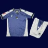 Real Sociedad Away Kids Kits 25/26 front with away colors and small crest.