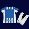 Real Sociedad Home Kids Kits 25/26 back with printed number area for children.