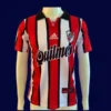 River Plate away classic retro jersey 1999/00 front white red stripes