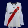 River Plate home classic LS retro jersey 2006/07 front white red long sleeve