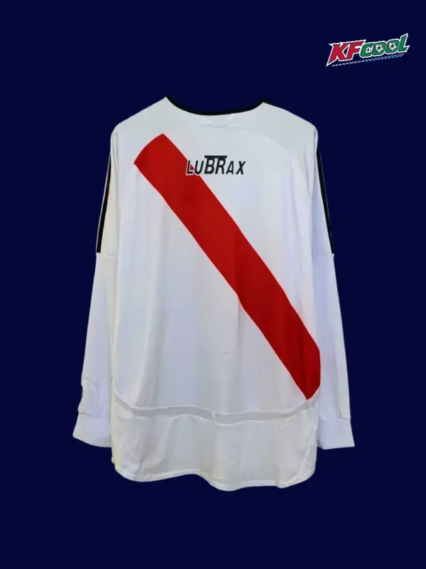 River Plate home classic LS retro jersey 2006/07 back view