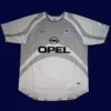 Ronaldinho PSG away retro jersey front 01/02, high-quality breathable fan gear.