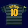 Ronaldo Inter Milan away retro jersey back 97/98 UEFA Cup with #10, high-quality breathable design.