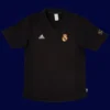 Ronaldo Real Madrid centenary away retro jersey front 02/03, high-quality breathable fan gear.