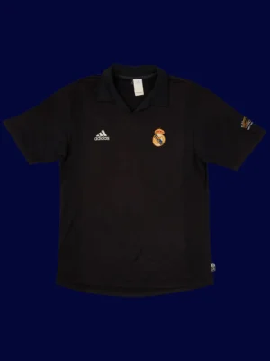 Ronaldo Real Madrid centenary away retro jersey front 02/03, high-quality breathable fan gear.