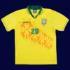 Ronaldo Brazil home retro jersey front World Cup 1994, high-quality breathable fan gear.