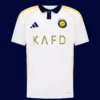 Al Nassr third white jersey front, Ronaldo #7 breathable high‑quality fan gear.