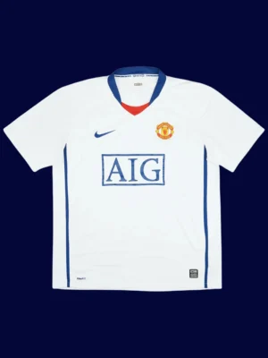 Ronaldo retro away jersey front, vintage breathable fans classic.