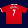 Ronaldo home jersey back with #7, lightweight breathable and iconic.