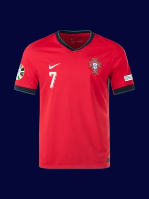 Ronaldo #7 Portugal Home Red Jersey 24/25