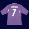 Ronaldo 7 Real Madrid Away Long Sleeve Retro Jersey 1617B - KFCool – Football Jerseys & Soccer Kits Store Real Madrid away long sleeve retro jersey back with #7, Ronaldo collectible and lightweight breathable.
