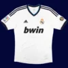 Real Madrid home white retro jersey front, Ronaldo classic breathable #7 fan shirt.