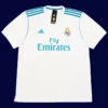 Real Madrid home white retro jersey front, Ronaldo #7 breathable classic with historic appeal.