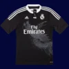 Real Madrid third dragon retro jersey front, Ronaldo striking #7 breathable classic for fans.