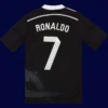 Real Madrid third dragon retro jersey back with #7, Ronaldo standout design, lightweight breathable.