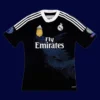 Real Madrid UCL third retro jersey front, Ronaldo legendary #7 breathable collector shirt.