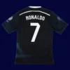 Real Madrid UCL third retro jersey back with #7, Ronaldo iconic design, lightweight breathable.