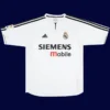 Ronaldo Real Madrid home white retro jersey front 03/04, high-quality breathable fan gear.