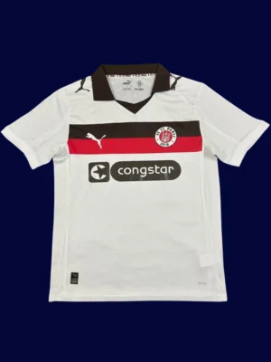 ST Pauli Away Jersey 25/26 Fans Version front high‑quality breathable shirt