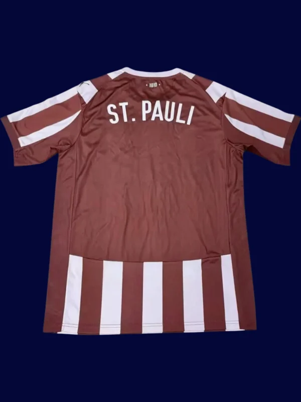 ST Pauli Home Jersey 25/26 Fans Version back custom number