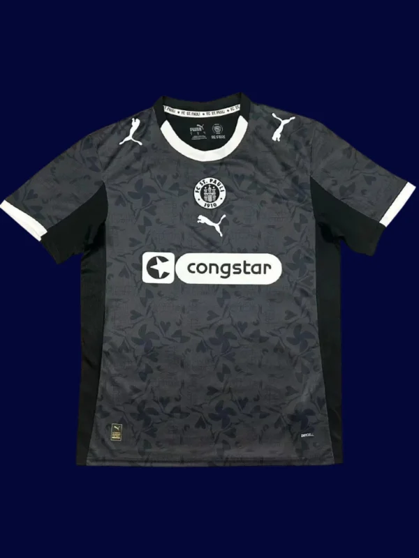 ST Pauli Third Jersey 25/26 Fans Version front retro breathable collectible
