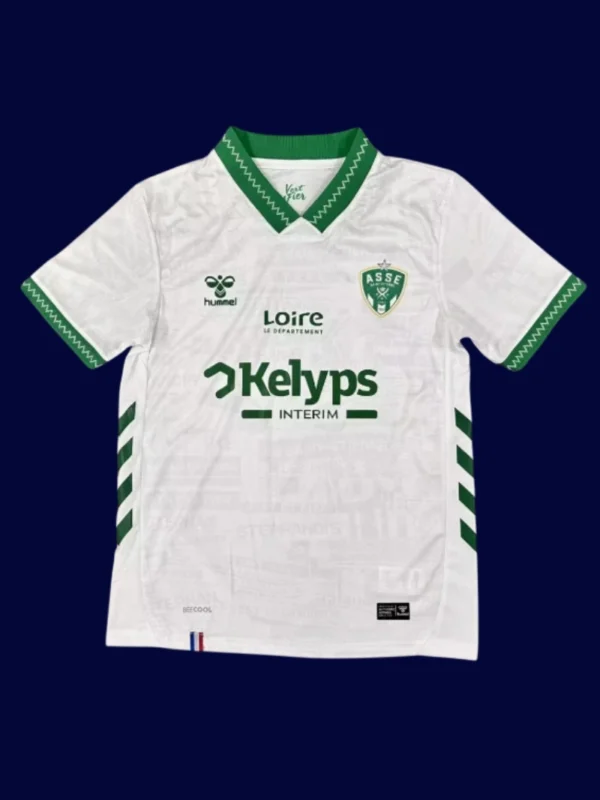 Saint Etienne Away Jersey 25/26 Fans Version front high‑quality breathable lightweight football shirt