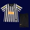 Santos away classic retro kids kits 2013 front white black stripes