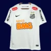Santos home classic retro jersey 2012/13 front white black stripes