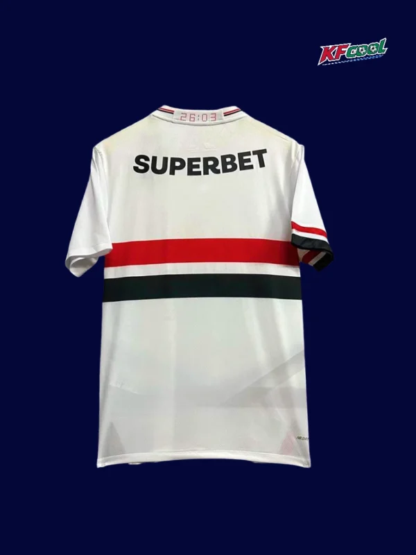 Sao Paulo home jersey 25/26 fans version back view