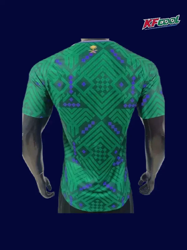 Saudi Arabia 26/27 home player jersey back — lightweight performance panel