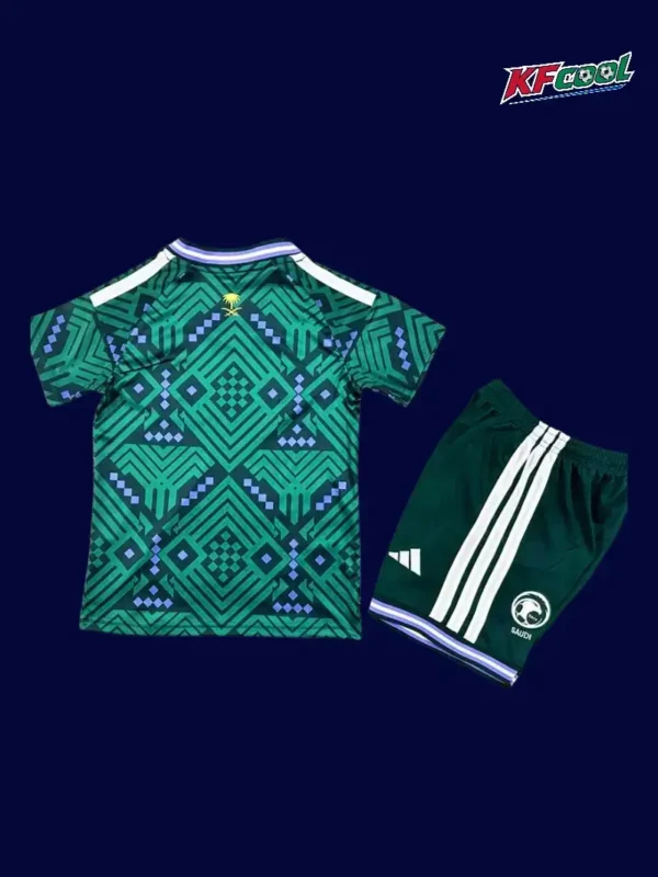 Saudi Arabia home kids kit 26/27 back with name area