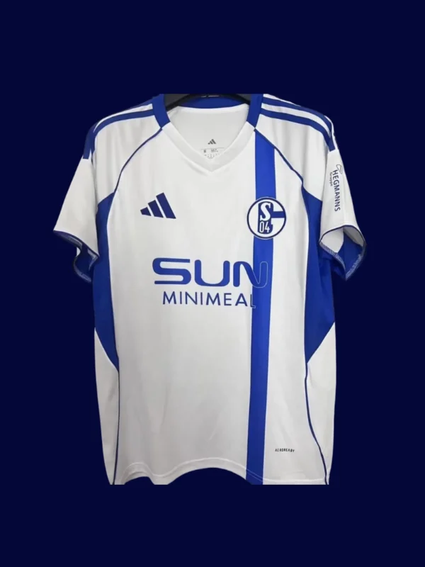 Schalke 04 Away Jersey 25/26 Fans Version front high‑quality lightweight breathable